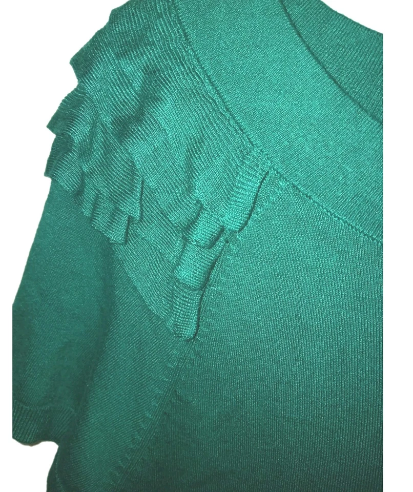 Principles By Ben de Lisi Green Short Sleeve Jumper UK Size 14 - Image 3 of 4