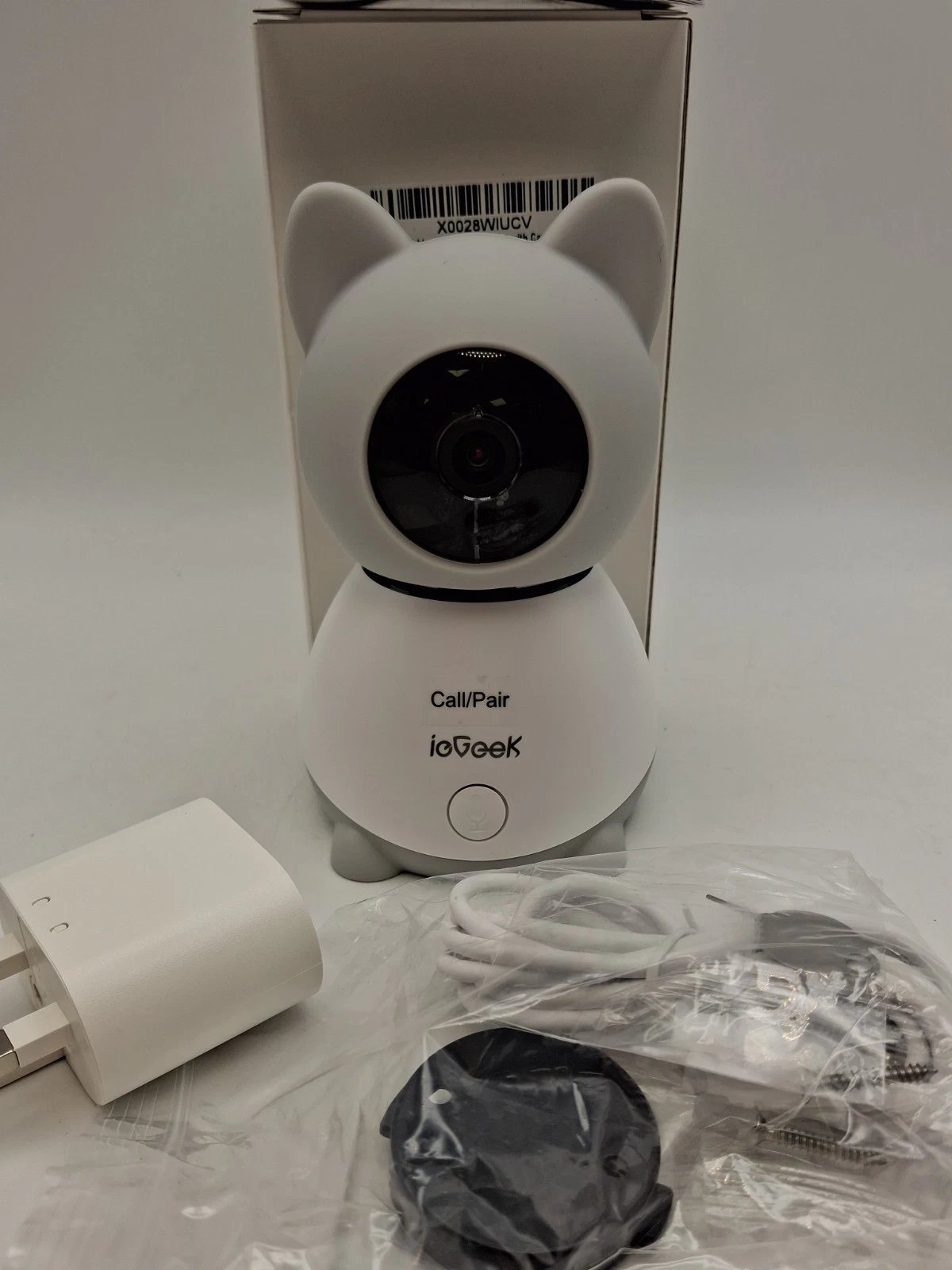 ieGeek Add-On Camera for Baby Monitor 1T, 2K WIFI Baby Monitor, 360° PTZ Camera