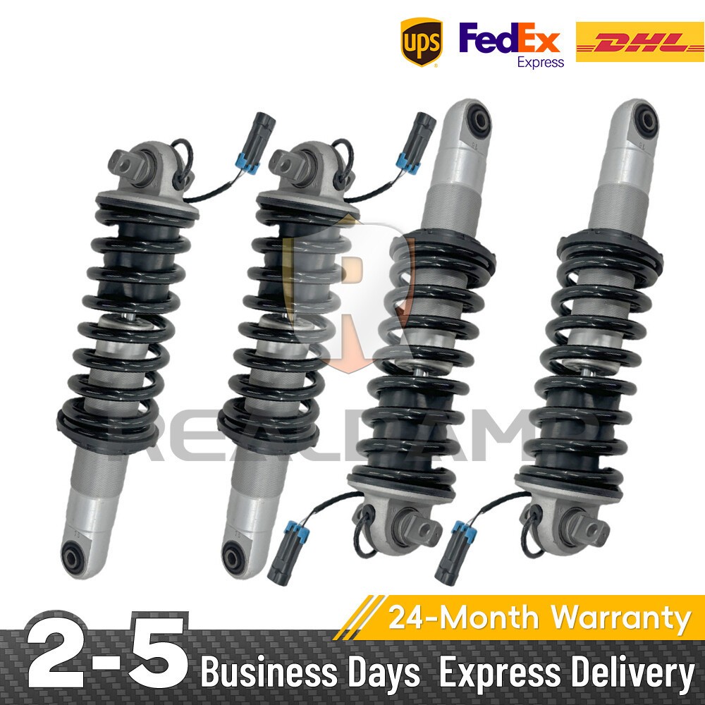 4Pcs Front Rear Shock Struts Coil Spring Assys Magnetic For Ferrari F430 2005-09