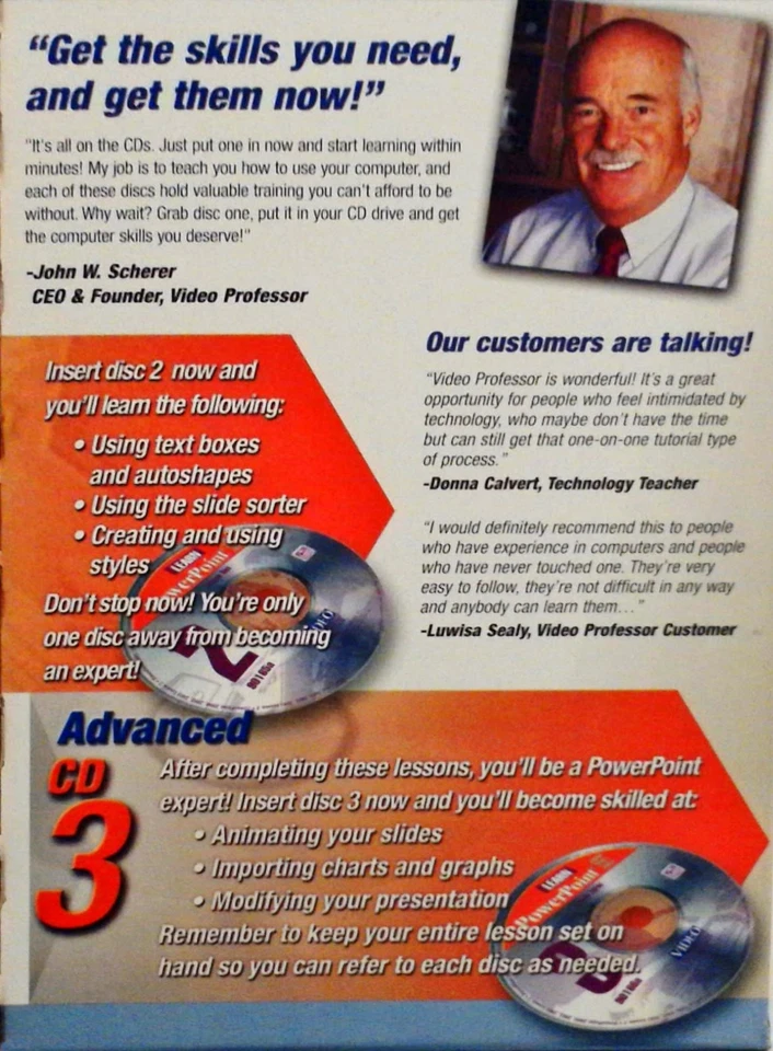 Video Professor Learn Photoshop 3CD Set PC As Seen On TV 2006 New Open box - Image 3 of 4