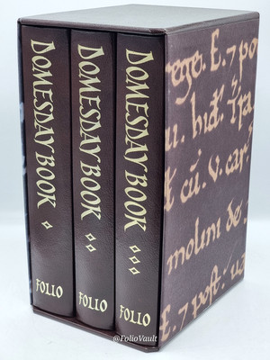 Domesday Buch (3v.) - Folio Society - UK History - Leather - 2003 1st ed. - sehr guter Zustand
