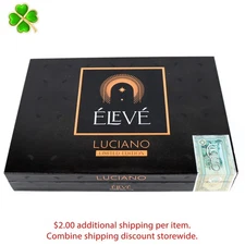 Luciano Eleve Sublime Limited Edition Empty Wood Cigar Box 9" x 6.5" x 1.5"