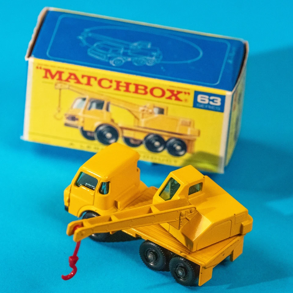Matchbox Regular Wheels / MB 63 C1 Dodge Crane Truck / NMIB / F Box / 1968 - Image 4 of 4