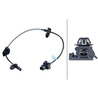 Sensor Raddrehzahl Hinterachse Rechts 2-Polig Hella FüR U.A. Honda Civic