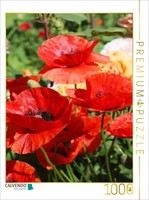 Calvendo Puzzle Roter Mohn Im Garten | 1000 Teile Lege-GrößE 64X48Cm Foto-Puzzle