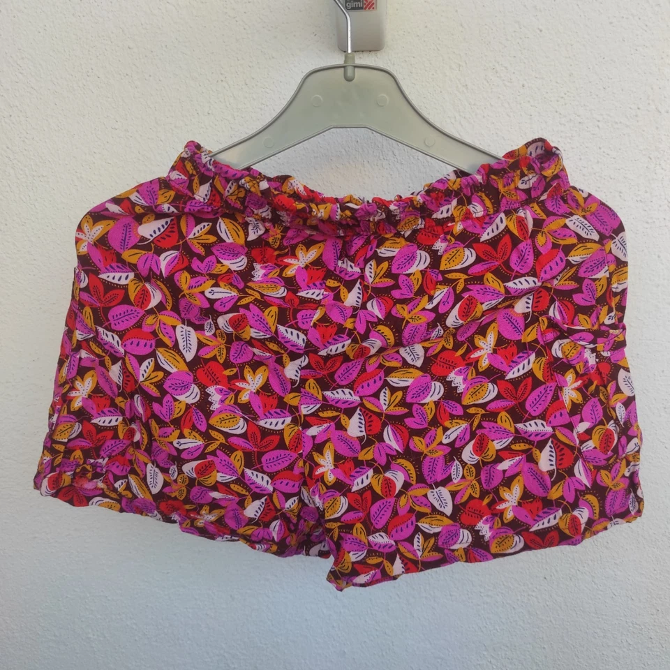 Short DPAM 6 ans fuchsia-jaune - Photo 2/2