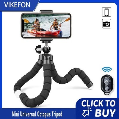 Octopus Adjustable Tripod Stand Flexible Phone Holder for iPhone Camera Bracket