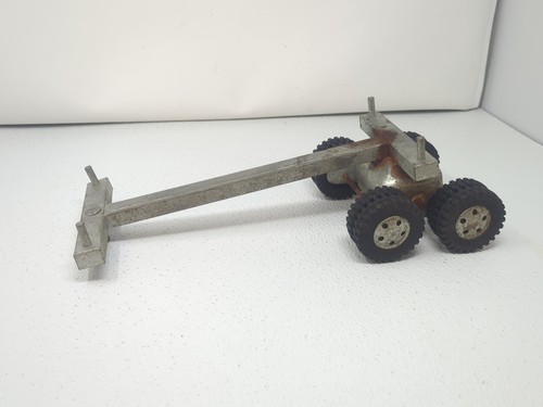 Rimorchio tronchi vintage Tonka doppio asse tutto originale, completo