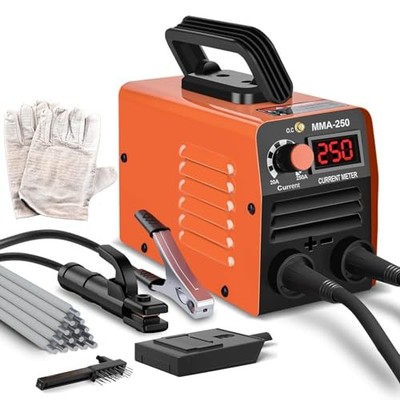 Super Mini Stick Welder Machine,110V 250A ARC Portable MMA Welding Machine for