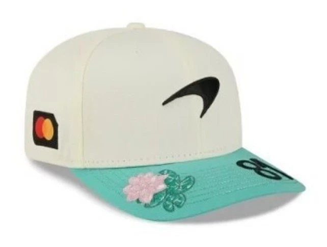 Gorra de béisbol McLaren F1 Racing Oscar Piastri #81 crema y aguamarina. Fábrica 2ª Foto 4 de 4