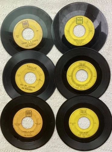 The Beatles Twist & Shout / Love Me Do 6 Tollie singles 1964 9001-9008 45 rpm 7”