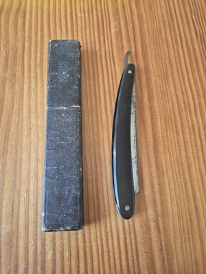20er Jahre Solingen Rasiermesser Fernando Esser Cavallinho Bakelit mit Etui