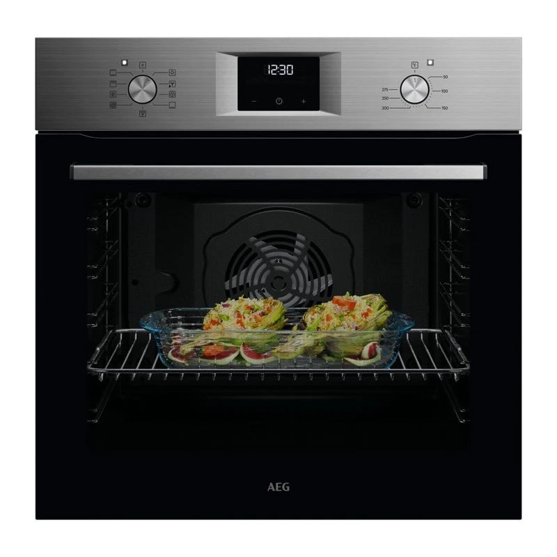 Pyrolytischer Backofen AEG OU5AB21FSM 72 L Edelstahl Infinity Aqua Clean
