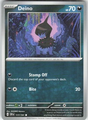 Deino Common SV08: Surging Sparks 117/191 NM