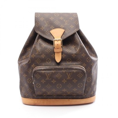 LOUIS VUITTON Montsouris GM Rucksack Backpack M51135 Monogram Canvas Leder LV