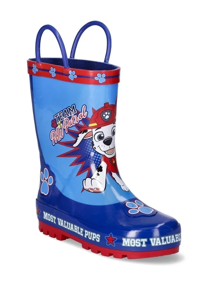 Botas de lluvia Nickelodeon Paw Patrol para niños pequeños azul con gráfico de licencia: 5/6 Foto 2 de 4