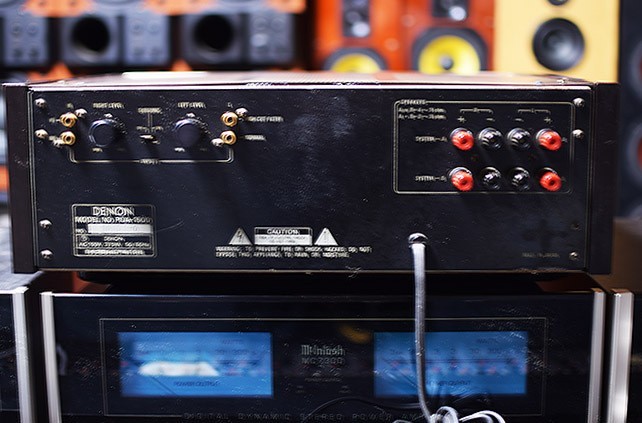 Denon POA-1500 HiFi Stereo Power Amplifier AC120V Vintage Tested