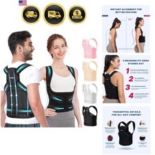 Back Brace Posture Corrector for Women and Men, Shoulder Straightener, Adjust...
