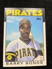 1986 Topps Traded Baseball Rookie Card #11T Barry Bonds