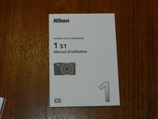 Genuine Nikon One 1 J1 Instruction User Guide Manual 105 pages FRENCH ONLY