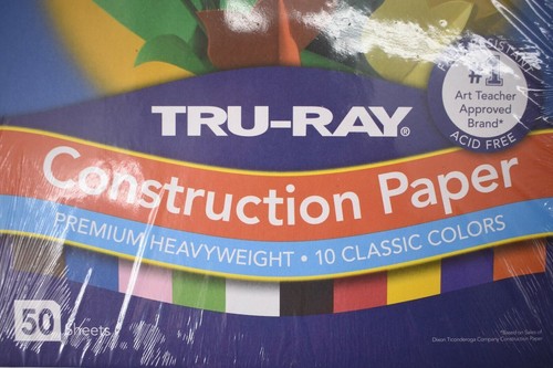 Lot Of 20 Tru-Ray Classic Assorted Color Heavyweight Construction Paper 50 Pc - Picture 3 of 11