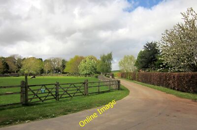 Foto 6x4 Gleis zur Budley Farm Nether Stowey vom gleichen Punkt wie [[39 c2014