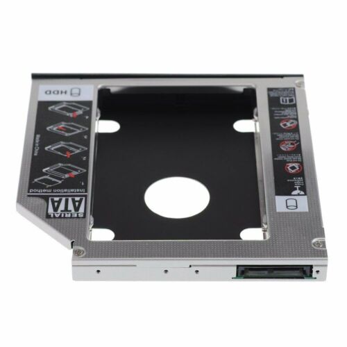 Xiwai 9.5mm SATA 2 HDD SSD Enclosure Hard Drive Case Tray for Laptop CD DVD-ROM - Picture 1 of 6
