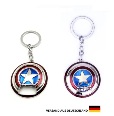 Captain America Schild Schlüsselanhänger Marvel Avengers Comics Film Game Held