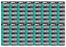 Genuine MURATA 397 SR726SW Silver Oxide Watch Battery 1.55v 80-Pack