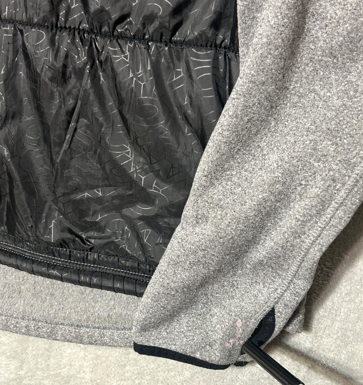 Jacket Ecko function Mens Large Gray Spellout Lar… - image 10