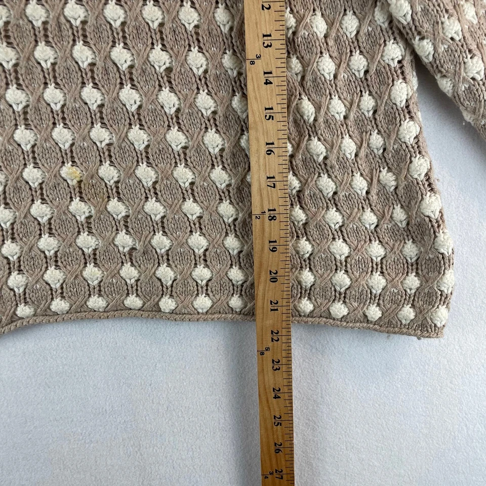 Свитер Anthropologie Sleeping On Snow вязаный крючком с попкорном размер M - Изображение 4 из 4