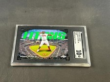 2023 TOPPS CHROME BASEBALL RONALD ACUNA JR TITANS GREEN REFRACTOR 31/99 SGC 10