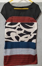 Express Multicolor Shirt Dress Small