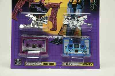 Transformers G1 Reissue Cassette Decepticon RATBAT FRENZY Spielzeug  sale