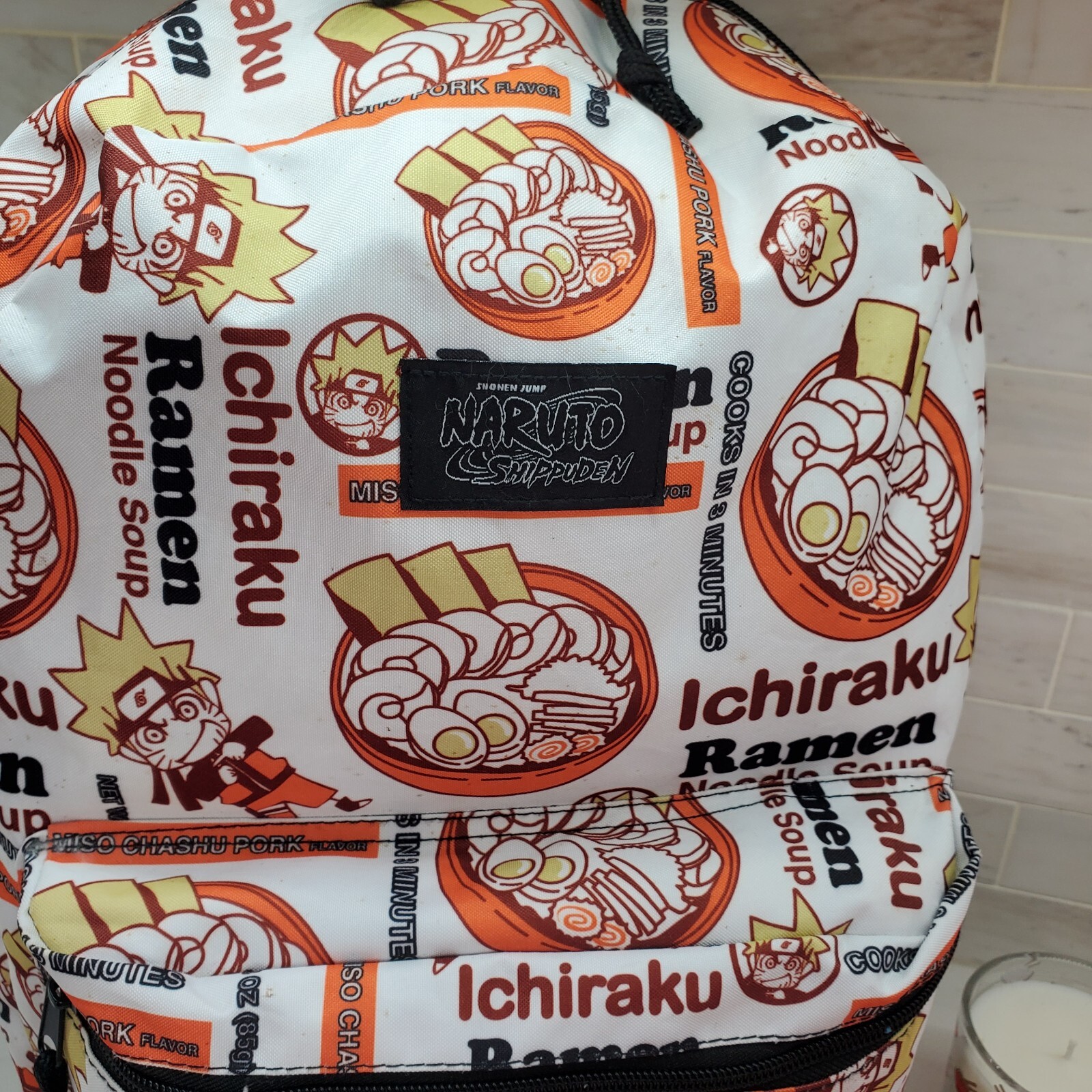 RAMEN NOODLE Gift Set - Backpack Blanket Candle Notepad Cookbook Fun & Useful