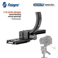 Fotopro X-Rotator 75 Arca Rotatable Horizontal-To-Vertical Mount L Plate Bracket
