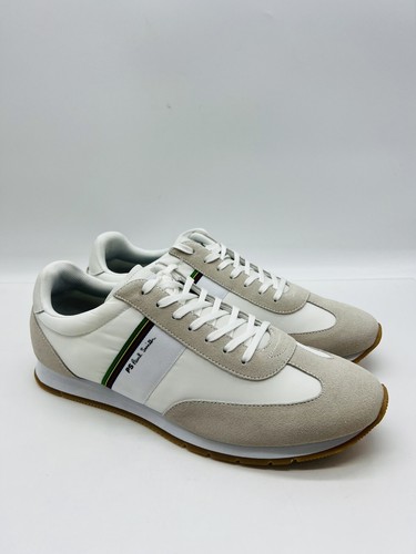 Prince Trainer Sneakers White Nylon 