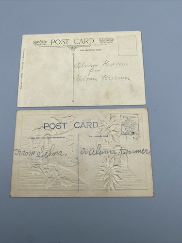 Antique Christmas Postcard Lot - Picture 19 of 24