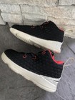 EUC Nike TODDLER LEBRON XV (TD) Black White Sneakers Elastic Shoelace Size 7C — photo 3