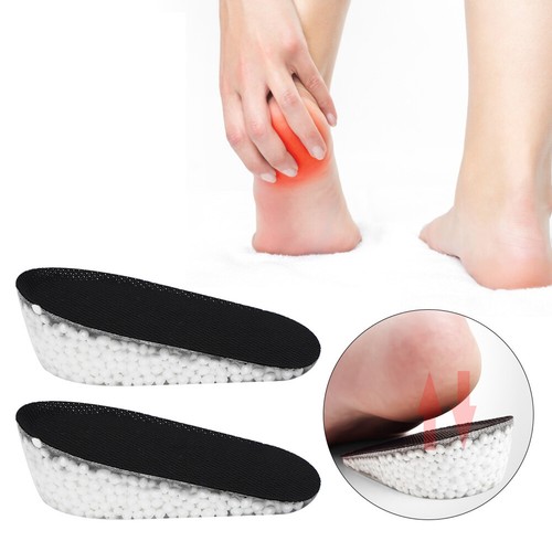 Pair Height Increase Insole Half InvisibleHeel Insert Shoes Lift Pad Talle AU - Picture 3 of 21