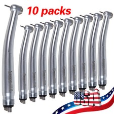 10pcs NSK PANA MAX Style Dental High Speed Handpiece Turbine 4 Hole Push Button