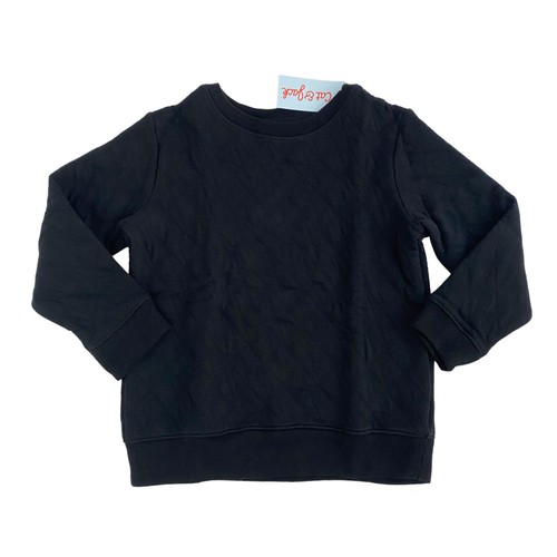 Cat & Jack Toddler Boys Size 5T Pullover Sweatshirt Black/Berry Maroon (2 Pack) - Picture 2 of 8
