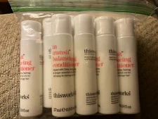THIS WORKS In Transit Balancing Conditioner 10pk *travel size 0.9 fl oz each