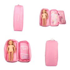 US 18-inch Doll Case Carrier Suitcase Storage Travel for American Girls Doll