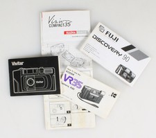 VARIOUS POINT AND SHOOT MANUALS, LOT OF 4