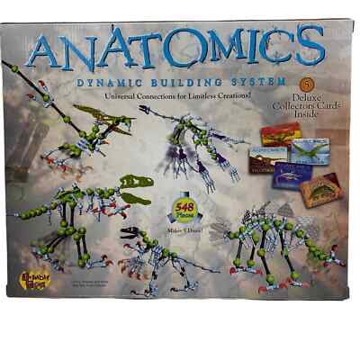 VTG Anatomics Dynamic Building System Master Kit 548 Pieces Makes 5 Dinos -READ