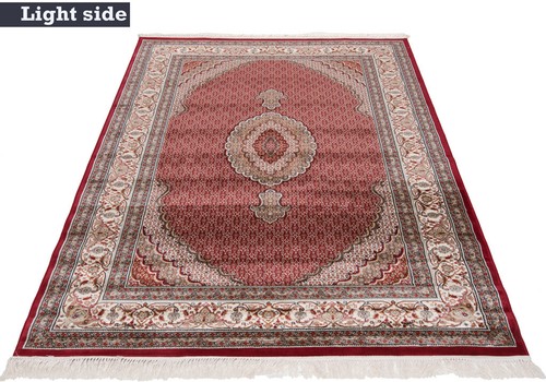 Tabriz Medallón Machine Woven Rug Persian Various Sizes - Rug, Carpet, Red - Picture 12 of 35