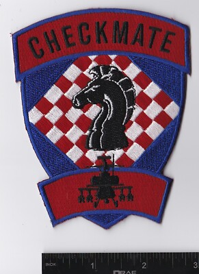 Usaf Checkmate Aggressor Patch US Army Aviation Patch, A TRP 3-6 CAV