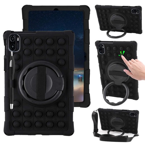 Kids Shockproof Silicon Strap Case Cover For Samsung Galaxy Tab A A7 A8 S6 S7 S8 - Picture 2 of 37