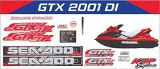 SEADOO GTX 2001 DI Graphics / Decal / Sticker Kit RED CUSTOM
